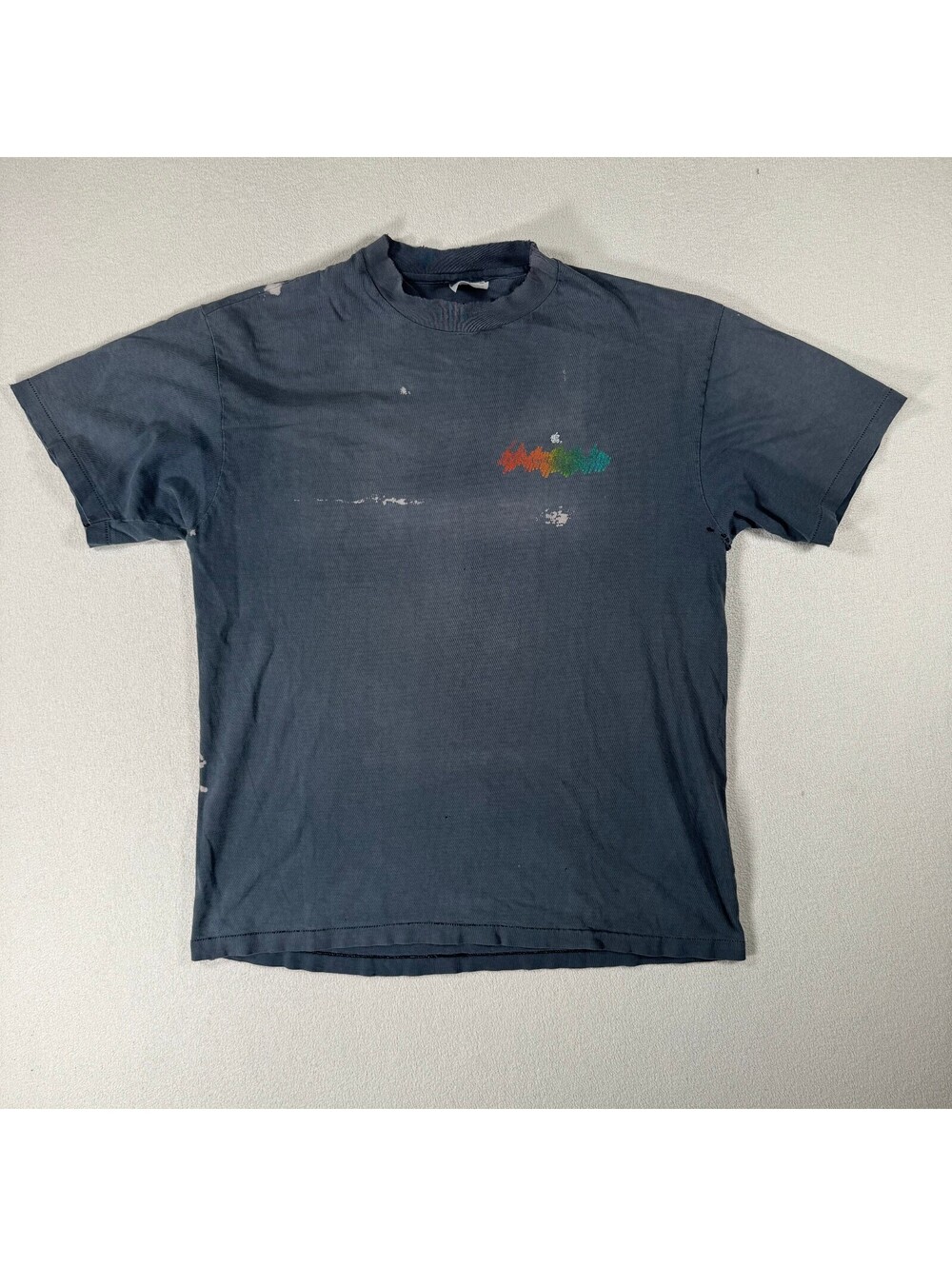 Vintage 1980s Apple Macintosh  X222 Faded Customer Relations Single Stitch Tee